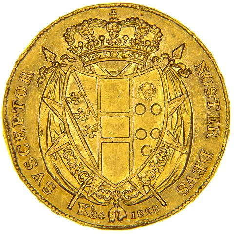 80 Fiorini 1827-1828 - Leopoldo II - Toscana