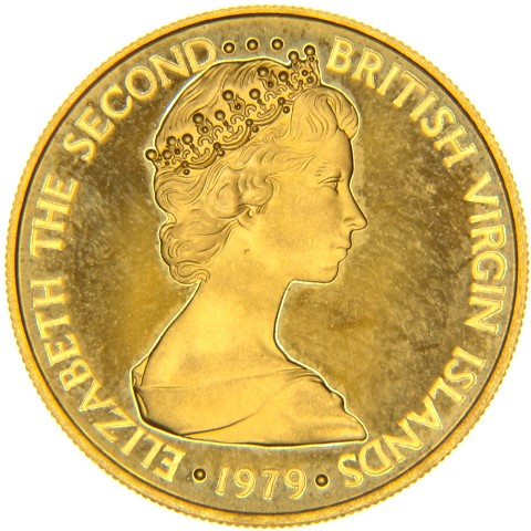 100 Dollari 1979 - Elisabetta II - Isole Vergini Britanniche