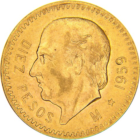 10 Pesos 1905-1959 - Messico