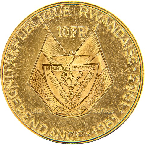 10 Franchi 1965 - Ruanda