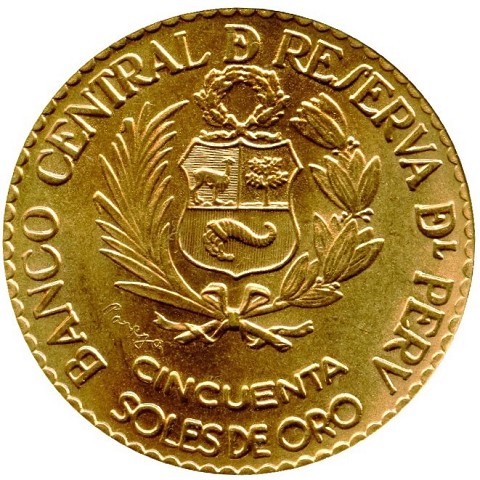 50 Soles 1965 - Perù
