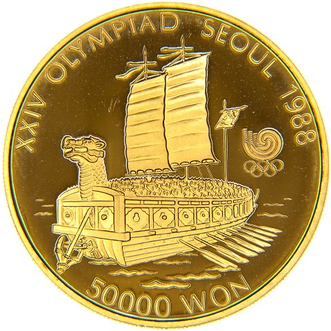 50000 Won 1986 - Corea del Sud