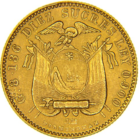 10 Sucres 1899-1900 - Ecuador