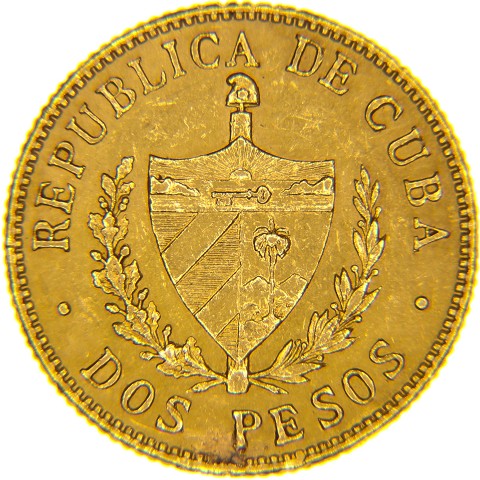 2 Pesos 1915-1916 - Cuba