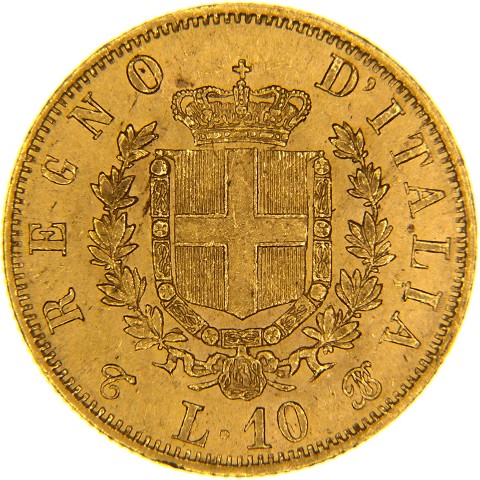 10 Lire 1861-1865 - Vittorio Emanuele II - Regno d’Italia