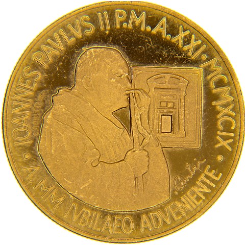 100000 Lire 1999 - Giovanni Paolo II - Città del Vaticano