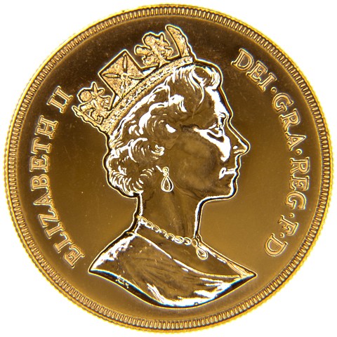 5 Sterline 1987-1988 - Elisabetta II - Regno Unito