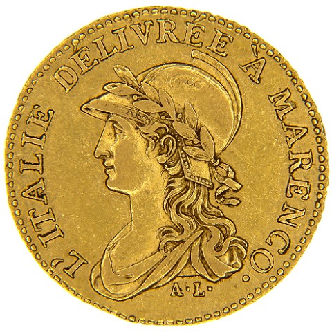20 Francs L’AN. 9 (1800) - Repubblica Subalpina