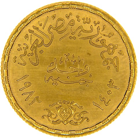 1 Pound 1982-AH1403 - Egitto