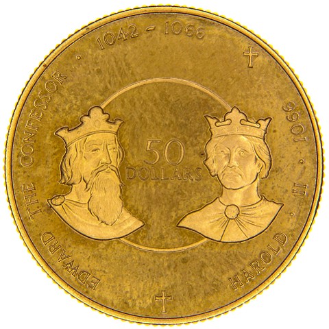 50 Dollari 1980 - Elisabetta II - Isole Cayman