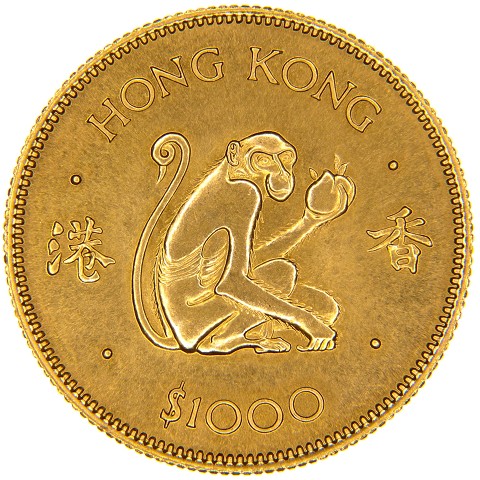 1000 Dollari 1980 - Elisabetta II - Hong Kong