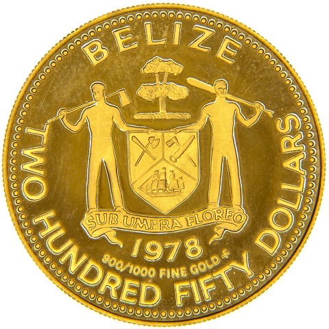 250 Dollari 1978 - Belize