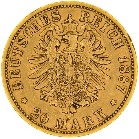 20 Marchi 1874-1888 - Guglielmo - Germania - Prussia