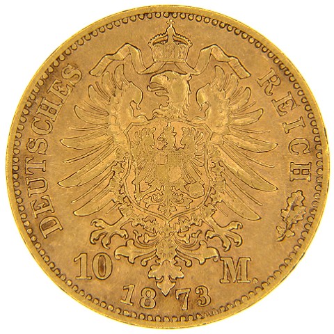 10 Marchi 1872-1873 - Carlo I - Germania - Wurttemberg