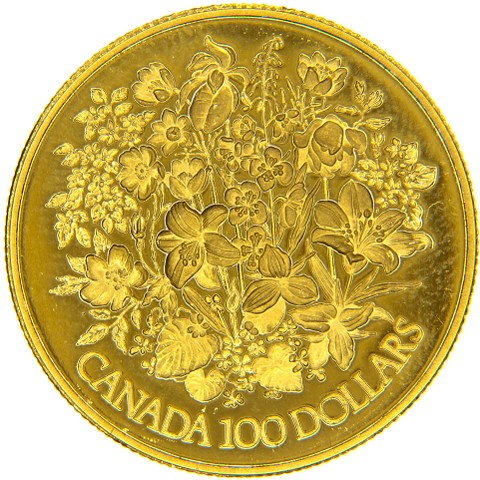 100 Dollari 1977 - Elisabetta II - Canada