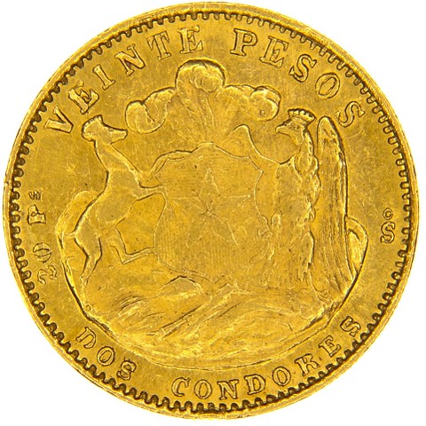 20 Pesos 1926-1980 - Cile