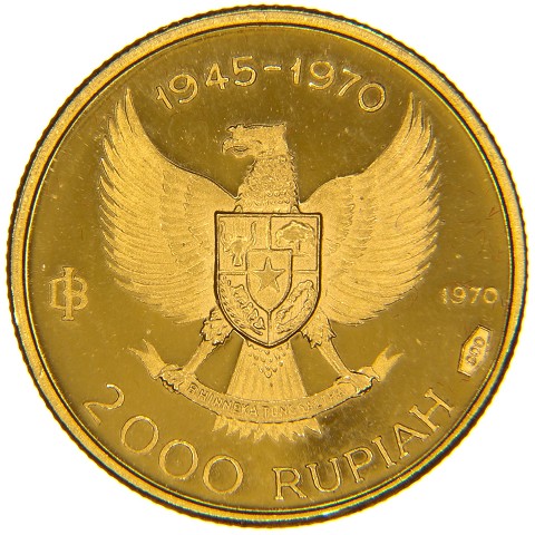 2000 Rupie 1970 - Indonesia