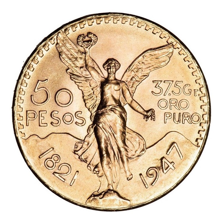 50 Pesos Messico | Monete Oro Messicane | 10 Dollari Oro