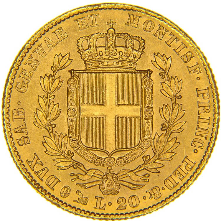 Monete Oro Carlo Alberto | Monete Stemmate | Monete Italiane Rare