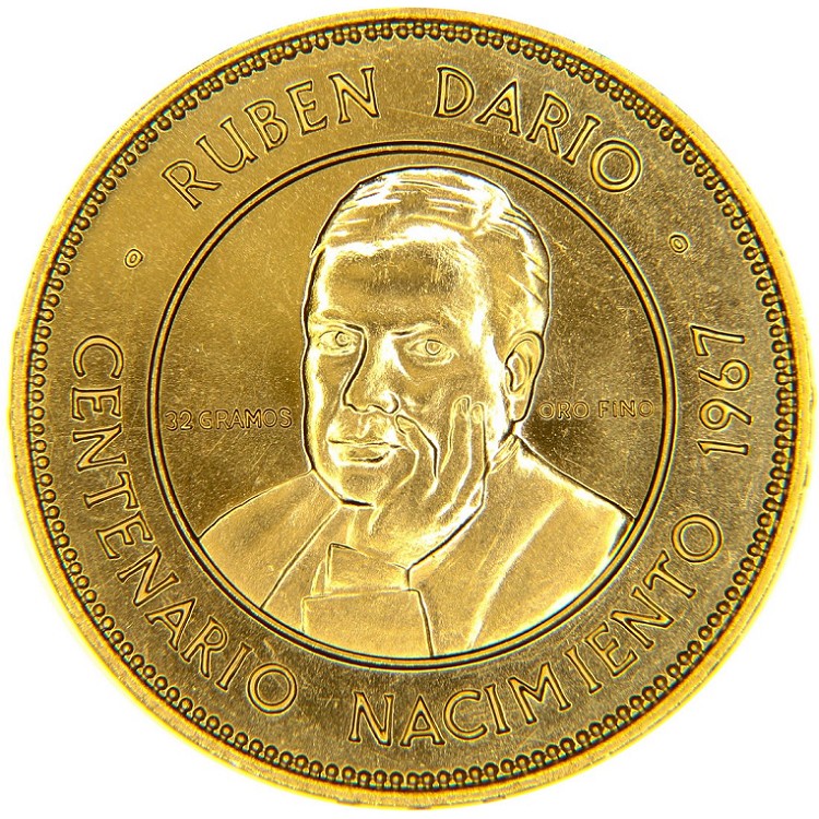 Monete Oro Nicaragua | Sterlina Oro Proof | Marengo Oro Raro