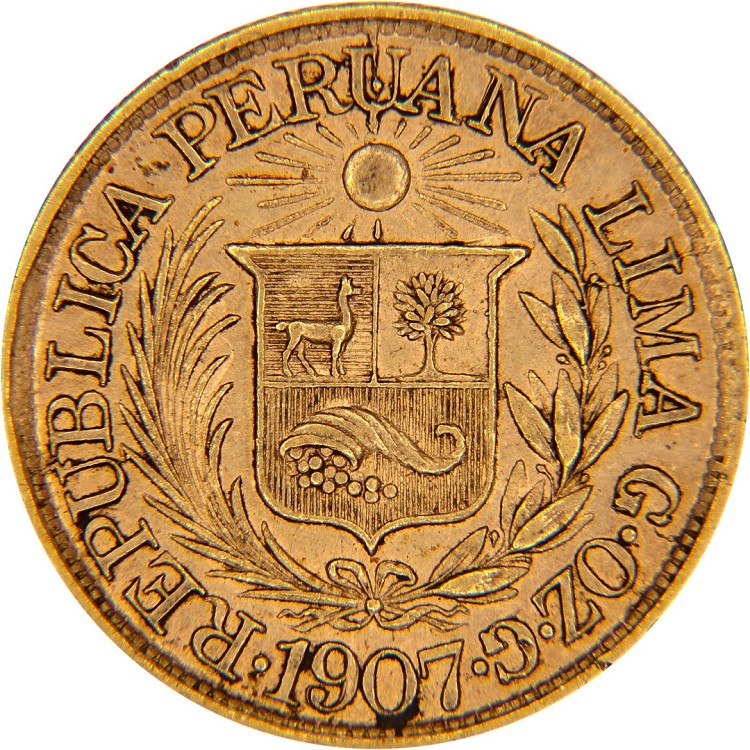 Monete Oro Sud America | Monete Peruviane | Pesos Peruviani d'Oro