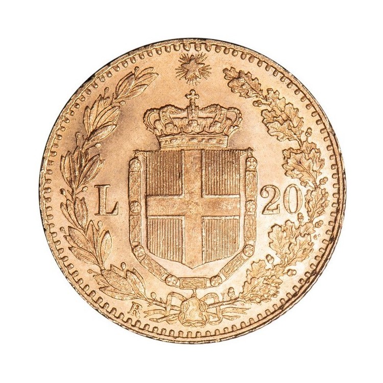 Monete Vittorio Emanuele | Marengo Oro Italia | 20 Lire Italia