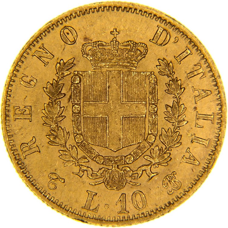 Monete Antiche Vittorio Emanuele | 10 Lire Italia | Monete D'Oro Antiche Valore