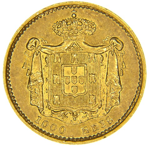 1000 Reis 1851 - Maria II - Portogallo
