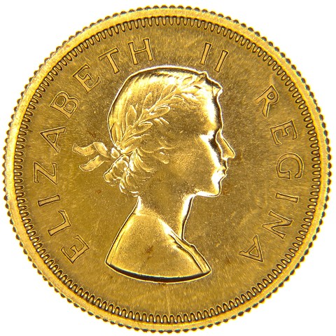1/2 Pound 1953-1960 - Elisabetta II - Sud Africa