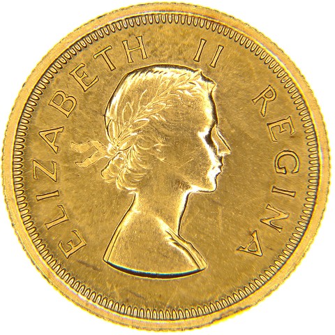 1 Pound 1953 - Elisabetta II - Sud Africa