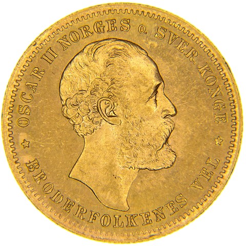 20 Corone 1902 - Oscar II - Norvegia