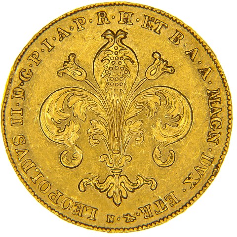 80 Fiorini 1827-1828 - Leopoldo II - Toscana