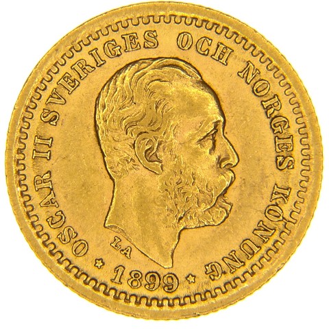 5 Corone 1899 - Oscar II - Svezia