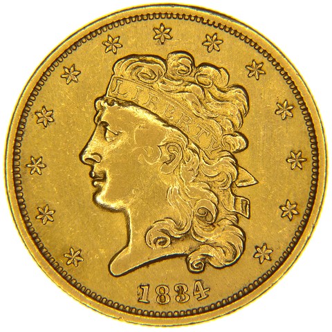 5 Dollari 1834-1838 - Stati Uniti d’America