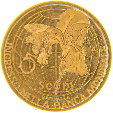 5 Scudi 2001 - San Marino