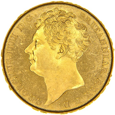 2 Sterline 1823 - Re Giorgio IV - Regno Unito