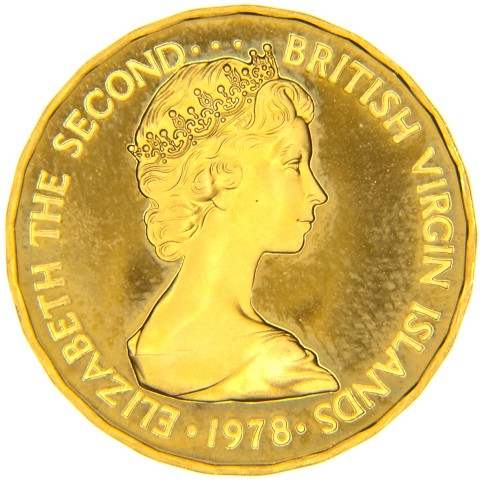 100 Dollari 1978 - Elisabetta II - Isole Vergini Britanniche