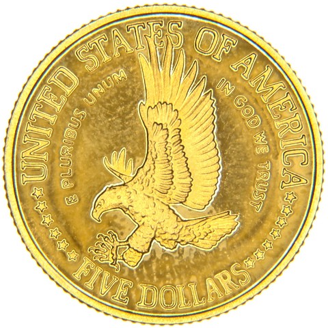 5 Dollari 1986 - Stati Uniti d’America