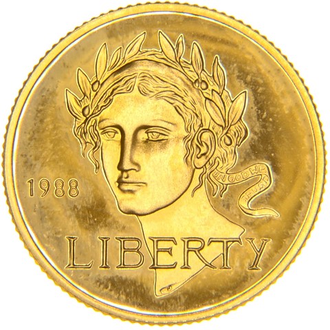 5 Dollari 1988 - Stati Uniti d’America
