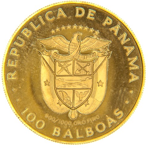 100 Balboas 1975-1977 - Panama
