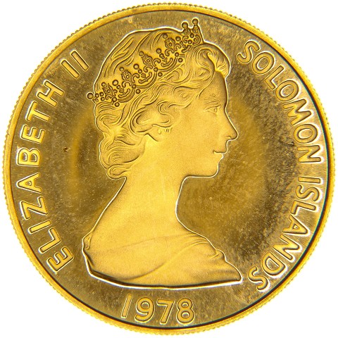100 Dollari 1978 - Elisabetta II - Isole Salomone