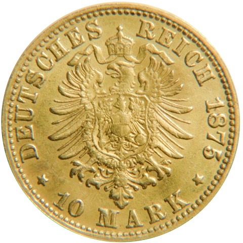 10 Marchi 1875-1877 - Ludovico III - Germania - Hessen