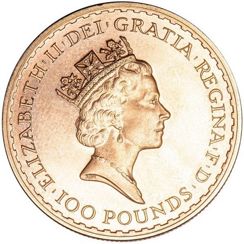 100 Pounds 1987-1996 - Elisabetta II - Regno Unito