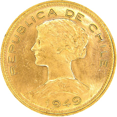 100 Pesos 1932-1980 - Cile