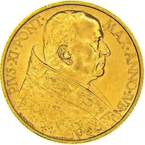 100 Lire 1933-1934 - Pio XI - Città del Vaticano
