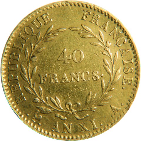 40 Franchi AN. XI-AN. 12 - Napoleone I - Francia