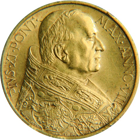 100 Lire 1929-1935 - Pio XI - Città del Vaticano