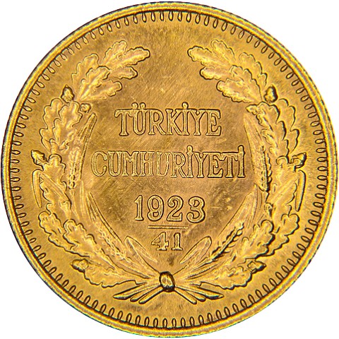 100 Piastre 1923/20-1923/82 - Turchia