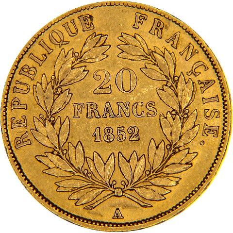20 Franchi 1852-1860 - Napoleone III - Francia