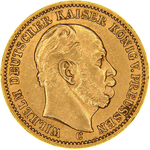 20 Marchi 1871-1873 - Guglielmo - Germania - Prussia